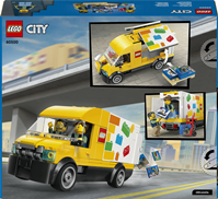 LEGO 60500 City Camión LEGO de Juguete - Maqueta de Furgoneta de Reparto con 2 Minifiguras, Carretilla, Palé y Cajas
