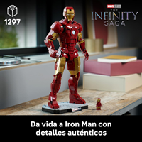 LEGO  76344  Marvel Iron Man Mark 3: Edición para Coleccionistas - Maqueta para Adultos de Los Vengadores - 