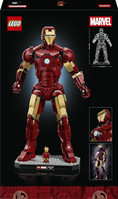 LEGO  76344  Marvel Iron Man Mark 3: Edición para Coleccionistas - Maqueta para Adultos de Los Vengadores - 