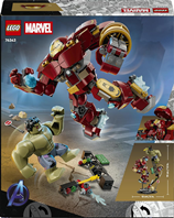 LEGO 76343 Marvel Batalla Legendaria: Hulkbuster vs. Hulk - Superhéroes de Juguete con 2 Figuras de Acción y Minifigura de Iron Man 