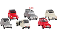 Coche Citroen 2CV varios colores Mini coches metálicos modelo surtido
