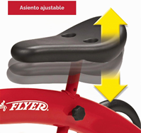 Correpasillos de Color Rojo para niños pequeños de 1 a 3 años MARCA RADIO FLYER