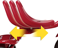 Triciclo Plegable, Color Rojo  RADIO FLYER