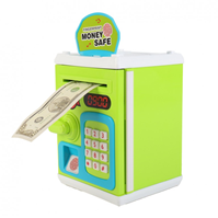  Hucha Caja Fuerte ELECTRONICA (COLORES VERDE O AZUL) SEGUN DISPONIBILIDAD