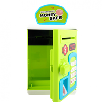  Hucha Caja Fuerte ELECTRONICA (COLORES VERDE O AZUL) SEGUN DISPONIBILIDAD