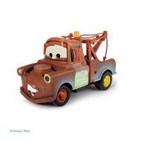 Coche radiocontrol Cars Mater turbo racer 2 canales función turbo 