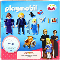 PLAYMOBIL 70258  Clara, Padre y Srta Rottenmeier (70258)