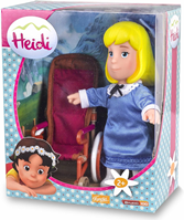MUÑECA CLARA CON ACCESORIOS, SERIE HEIDI